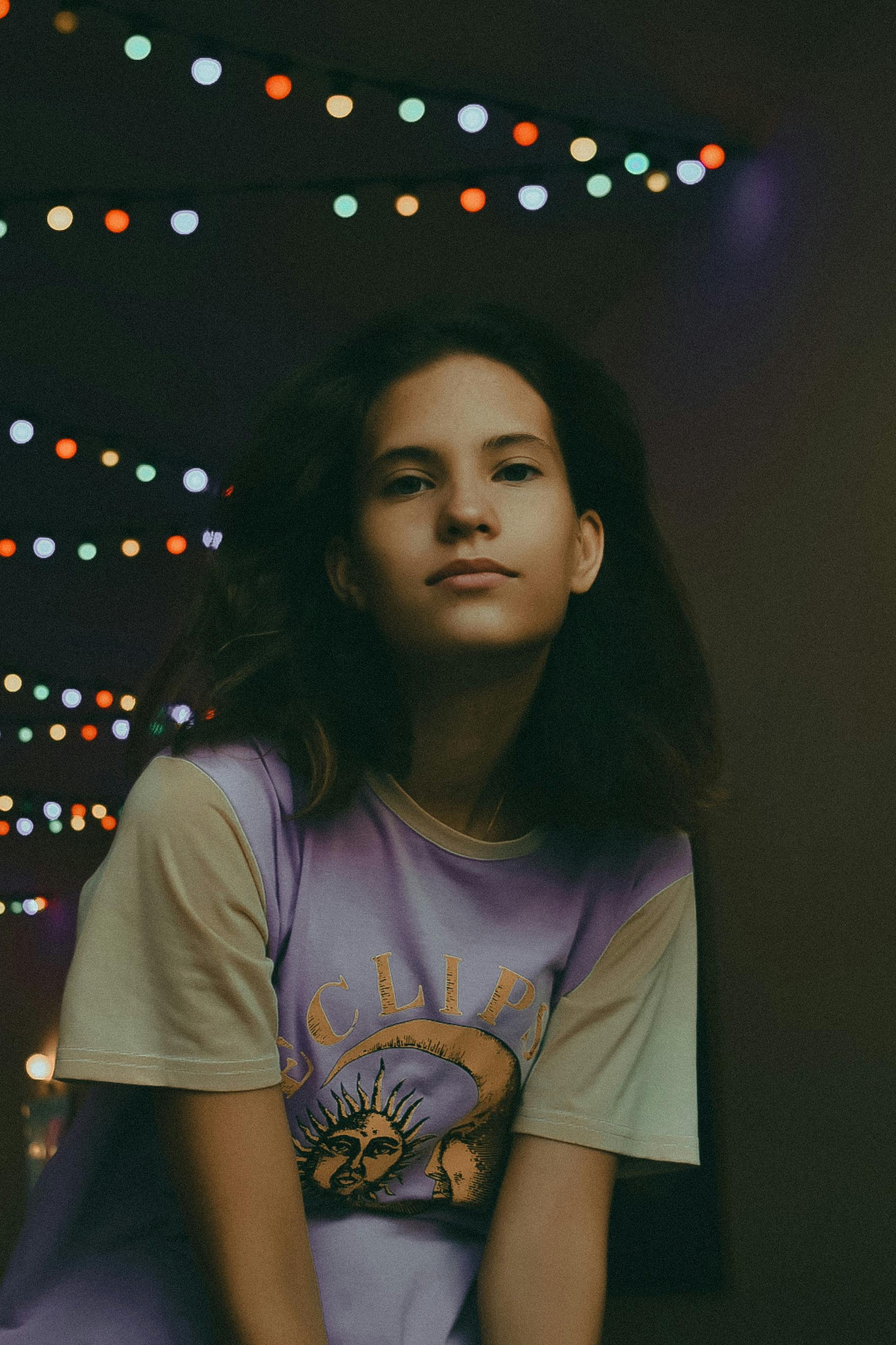 man-and-child-in-t-shirts-posing-in-studio-free-stock-photo