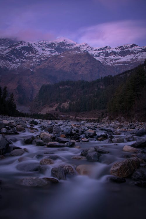 Photo of Rocky River Near Mountain