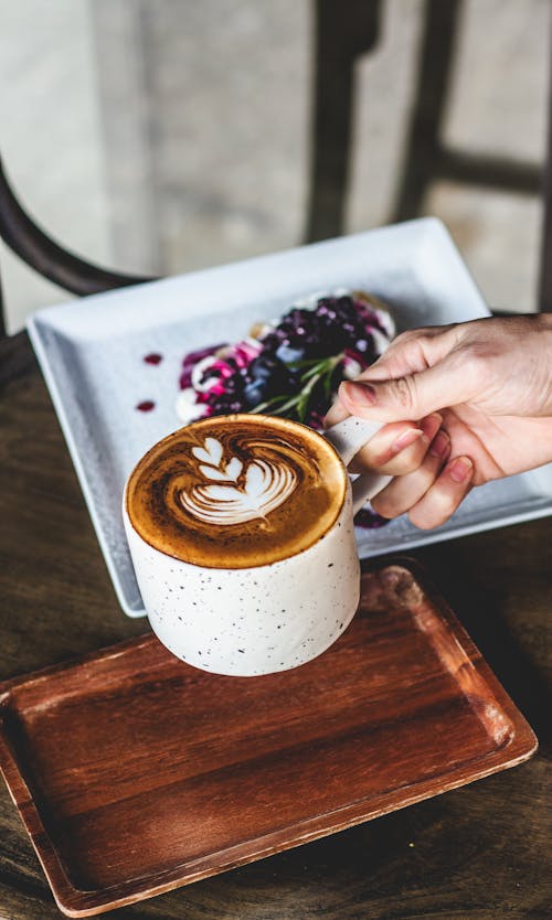 Foto d'estoc gratuïta de art latte, beguda, cafè