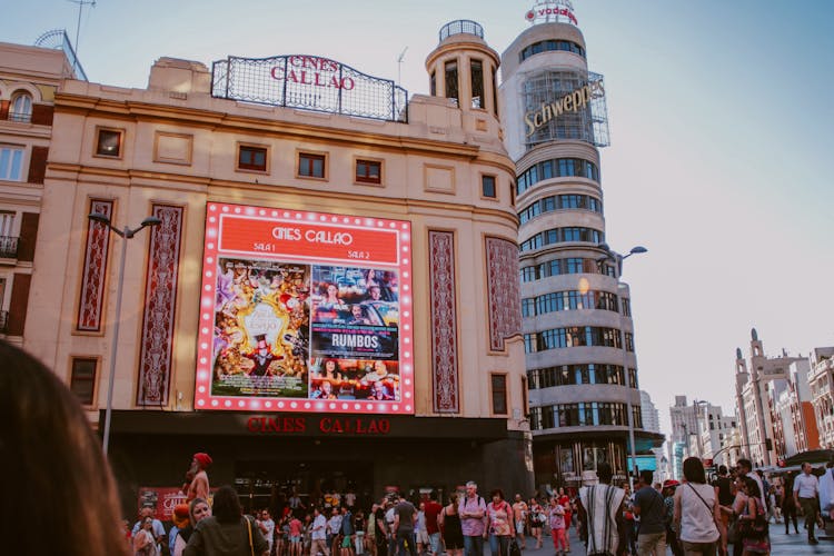 The Cine Calao In Madrid , Spain