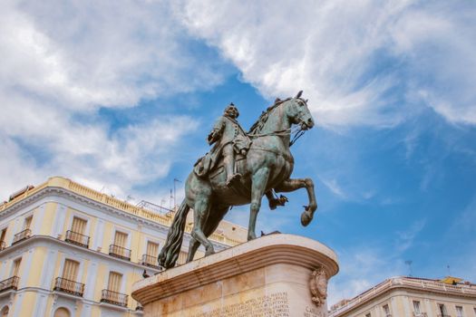 Cavalryman Monument in Madrid, Spain