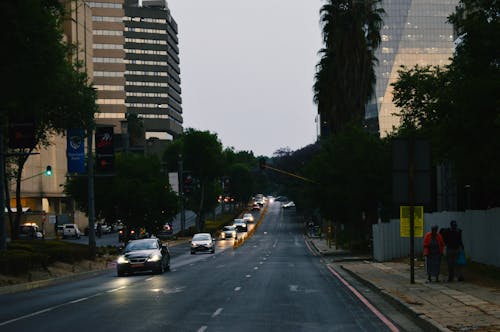 คลังภาพถ่ายฟรี ของ sandton, คู่, ถนน