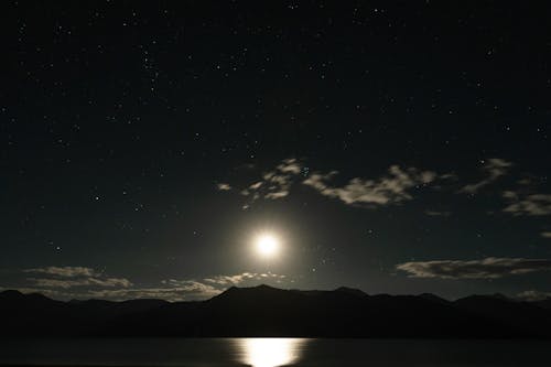 Ücretsiz akşam karanlığı, dağ silsilesi, dağlar içeren Ücretsiz stok fotoğraf Stok Fotoğraflar