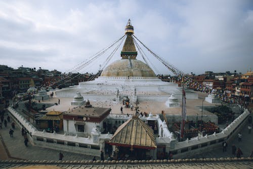 Gratis stockfoto met attractie, Boeddhisme, boudhanath stupa