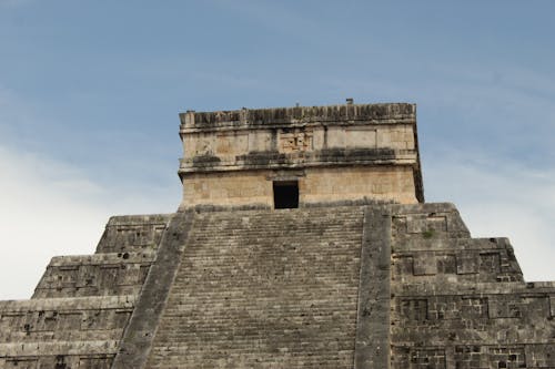 Foto profissional grátis de chichen itza, el castillo, fechar-se