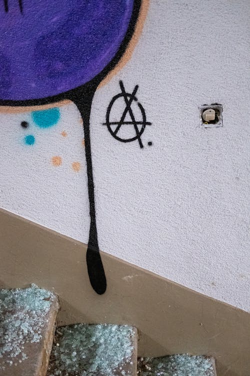 Ingyenes stockfotó anarchista, graffiti témában