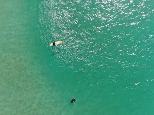 Foto profissional grátis de aerofotografia, água azul-turquesa, esportes aquáticos