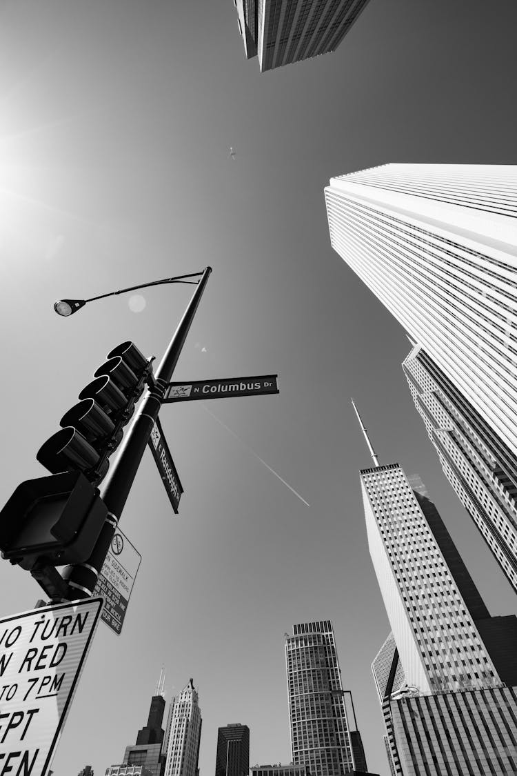 Low Angle Of A Chrysler Building