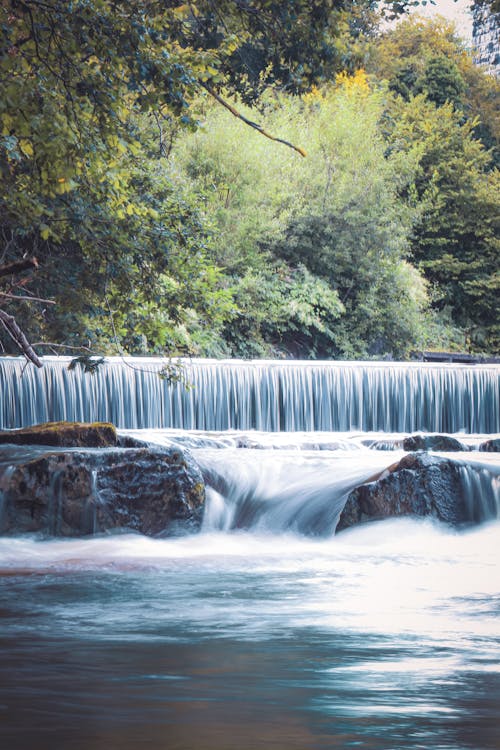 Foto stok gratis air terjun, alam, gerakan kabur