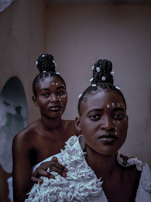 Traditional Fulani braiding patterns