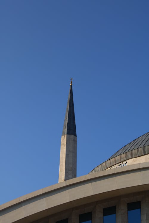 Minaret against Blue Sky