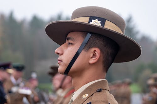 Gurkha Soldier in Line