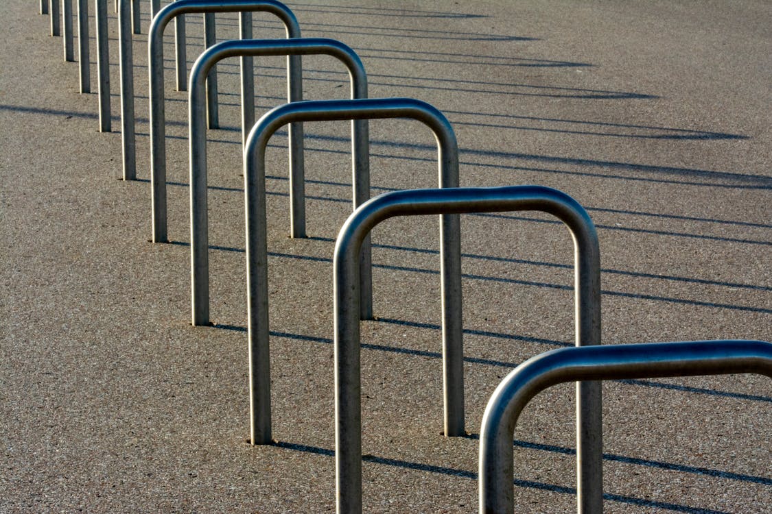 Empty Bicycle Parking · Free Stock Photo