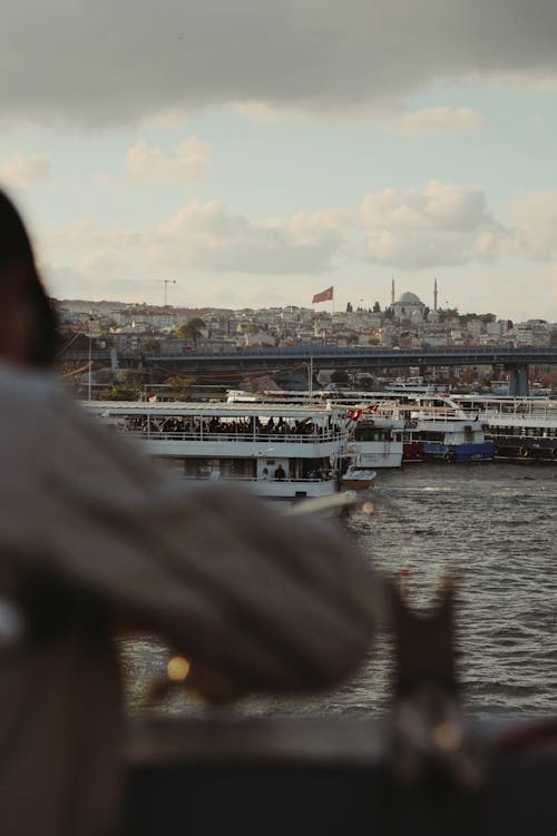 Kostnadsfri bild av bosporen, färjor, galata bron