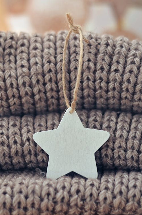 Close-Up Shot of a Christmas Star