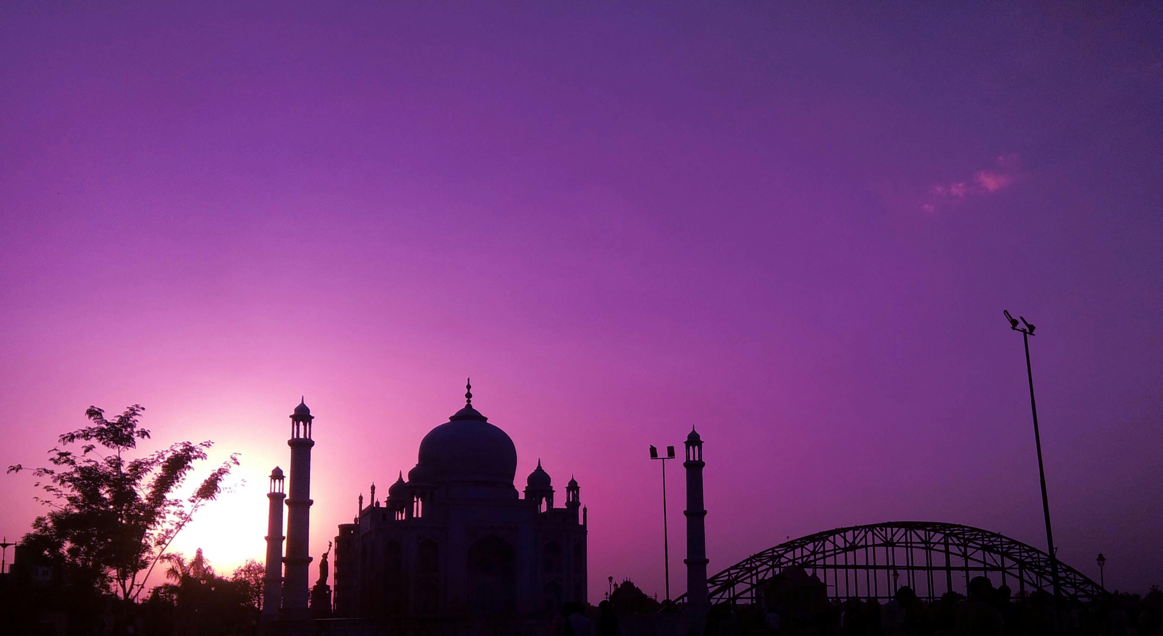 Free Stock Photo Of Love Nature Colourful Romantic Taj Mahal