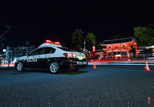 Free stock photo of car, city, cop