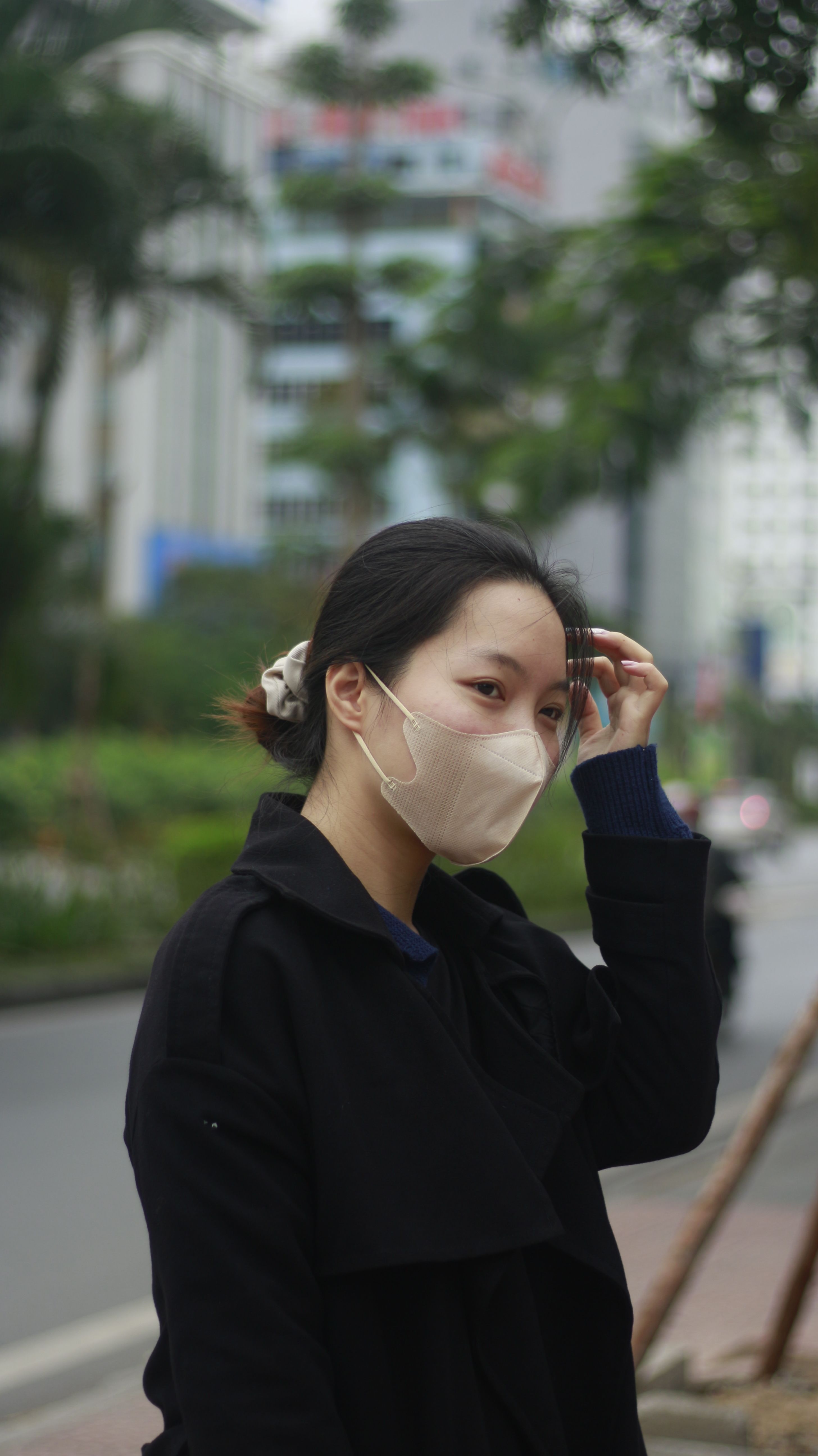 A Woman Wearing a Face Mask · Free Stock Photo