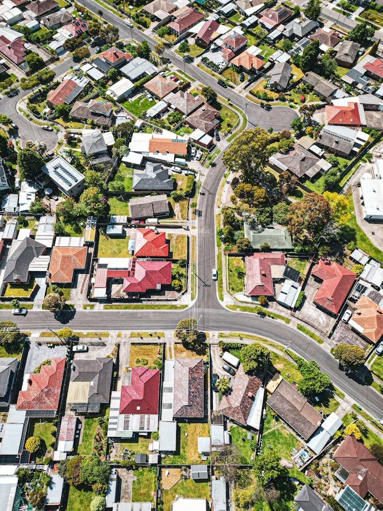 Aerial Suburban Image