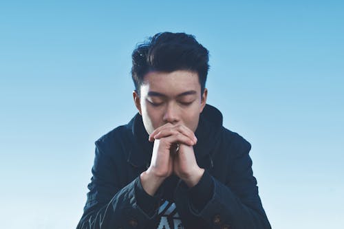 Young Man Praying