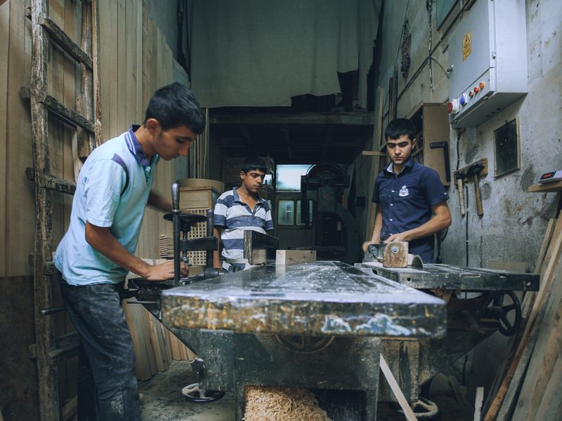 Family workshop and sawmill
