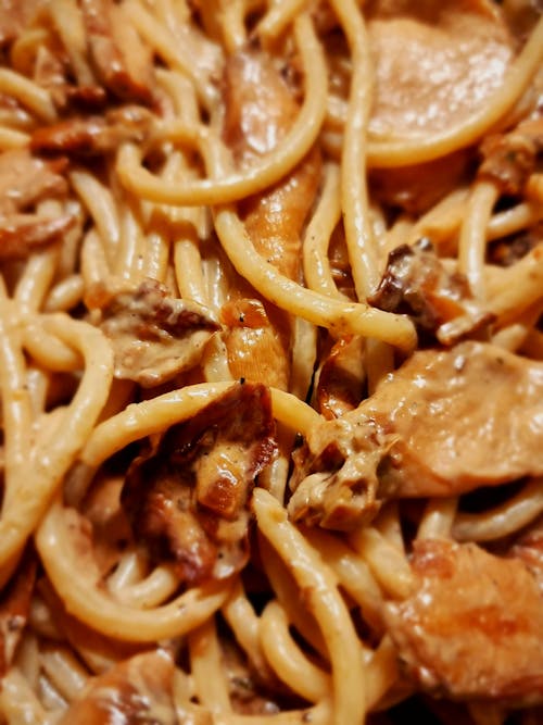 Spaghetti in Close-Up Photography