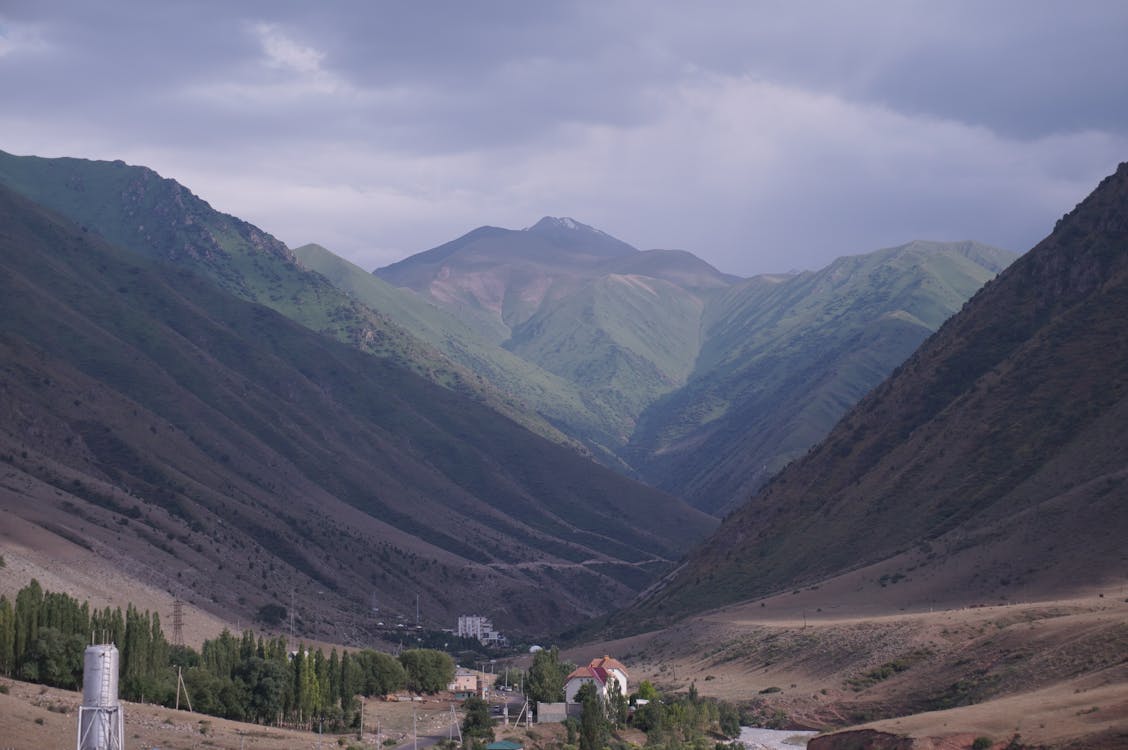 산 정상, 산의 경치의 무료 스톡 사진