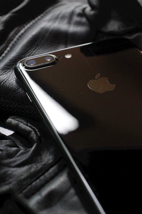 A Black Iphone in Close-Up Photography