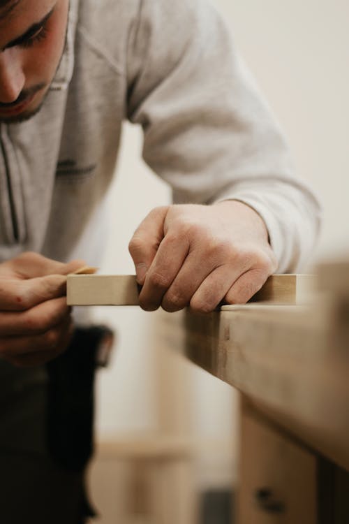 A Person Doing Woodwork