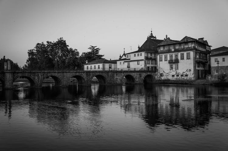 Trajan Bridge In Chaves, Portugal