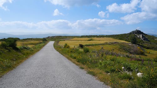 Photo of Dirt Road under Blue Sky