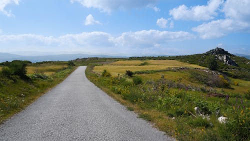 Imagine de stoc gratuită din autostradă, deal, drum de pământ