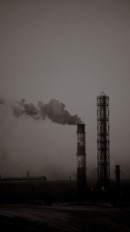 Ingyenes stockfotó fekete, füst, gyár témában