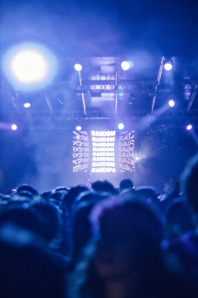 Outdoor festival performance