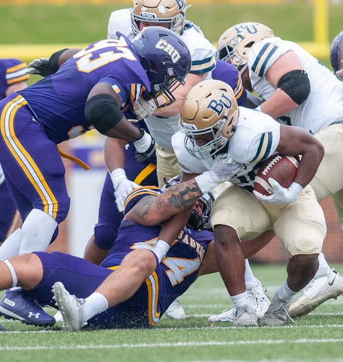 Kostenloses Stock Foto zu american football, ball, gras