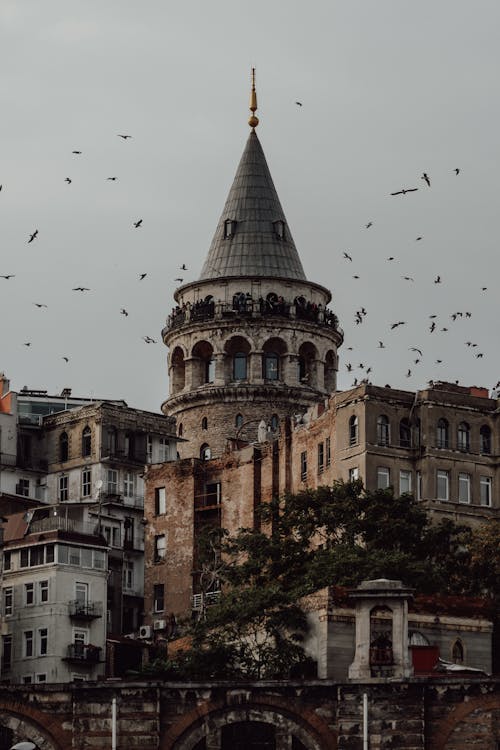 Galata Tower in Istanbul, Turkey 