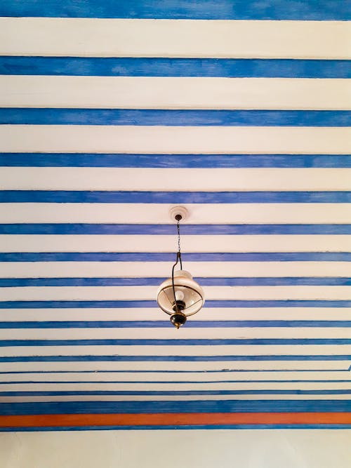 Hanging Light Bulb on a Ceiling