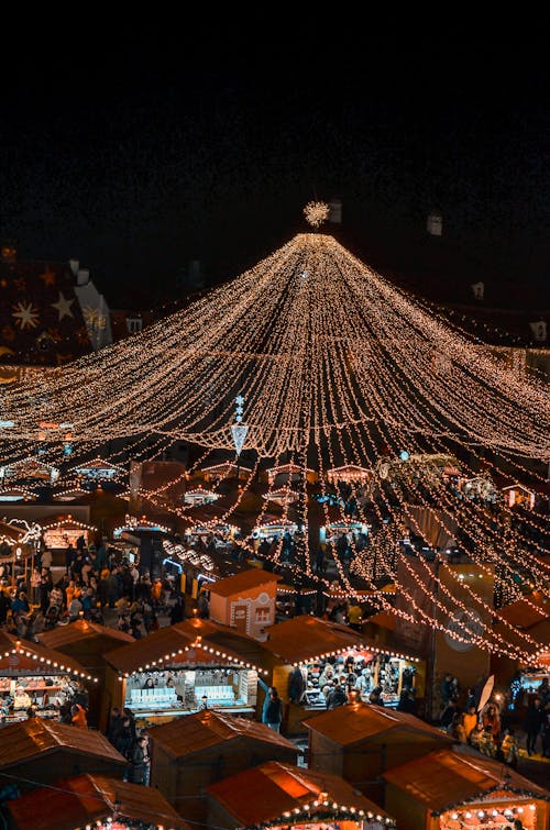 Christmas Market at Night