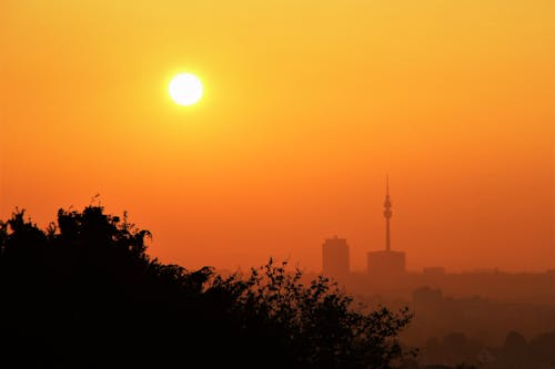 Безкоштовне стокове фото на тему «вежа, горизонт, Захід сонця»