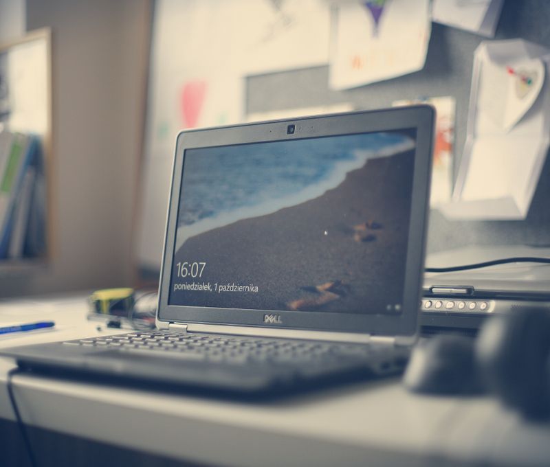 Dell XPS 13 laptop on a desk