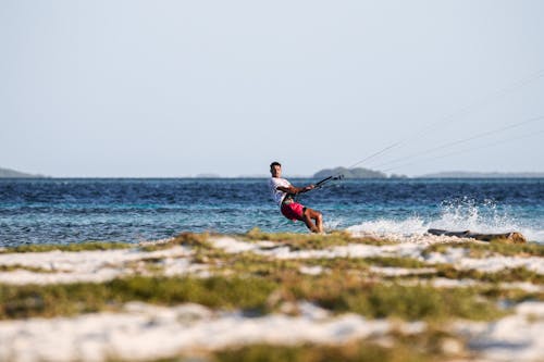 Δωρεάν στοκ φωτογραφιών με kite surfer, kitesurfing, άνδρας