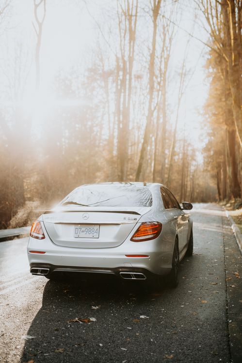 Benz Car Rear View Back View of a Mercedes Benz Car · Free Stock Photo