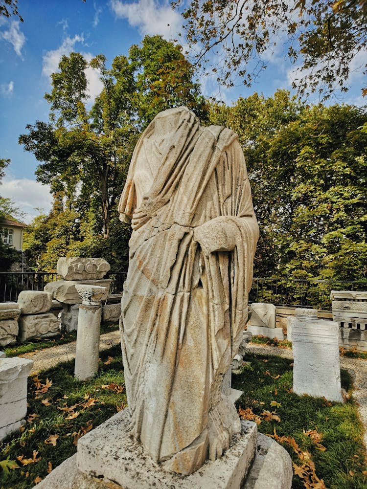 Photo Of A Headless Ancient Statue