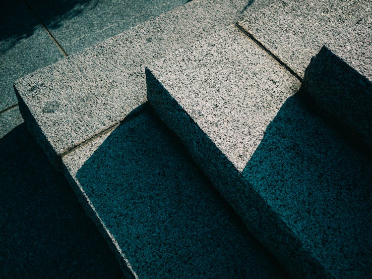 Shadowed Stone Steps