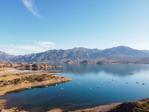 Majestic Mountains and Lake