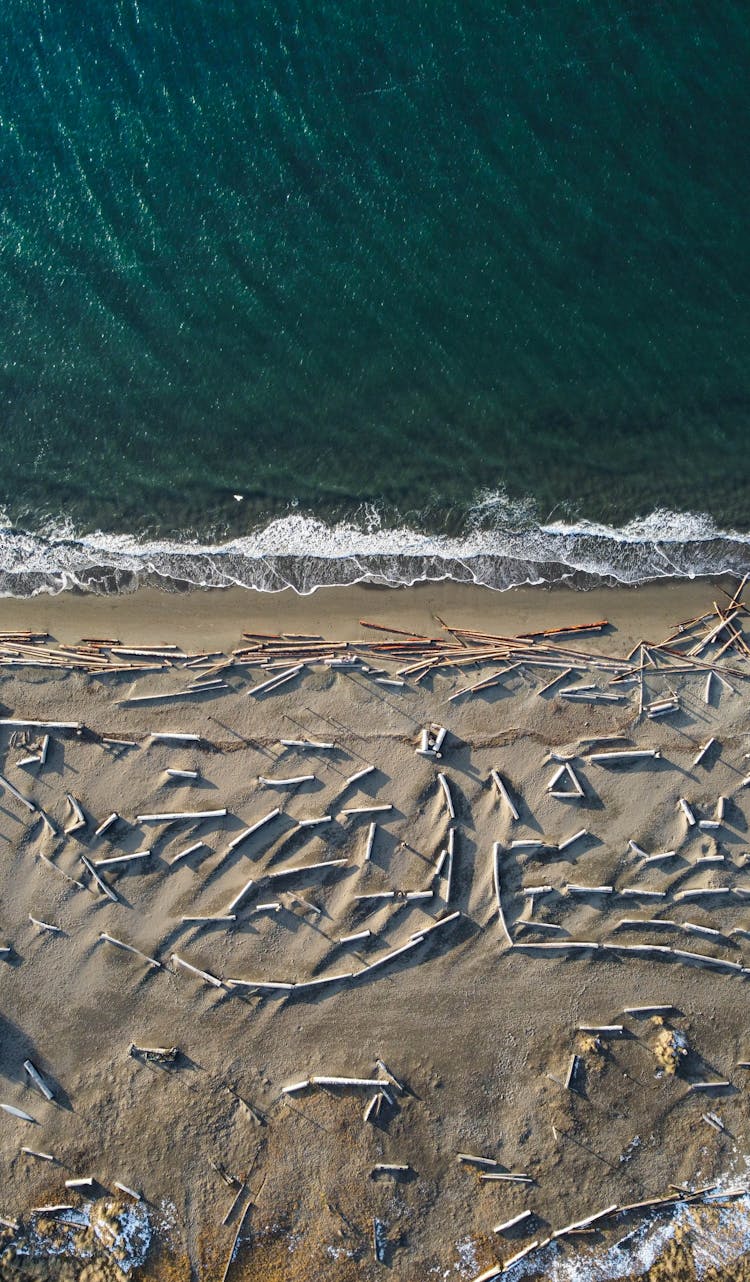 Aerial View Of A Beach