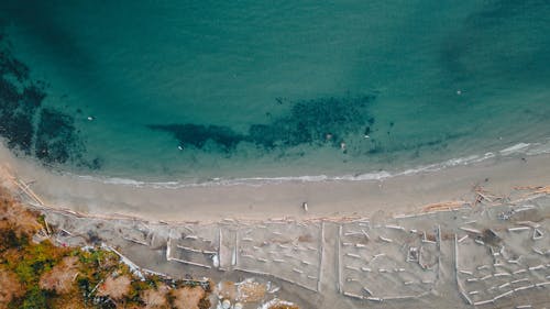 Foto profissional grátis de aerofotografia, areia, férias