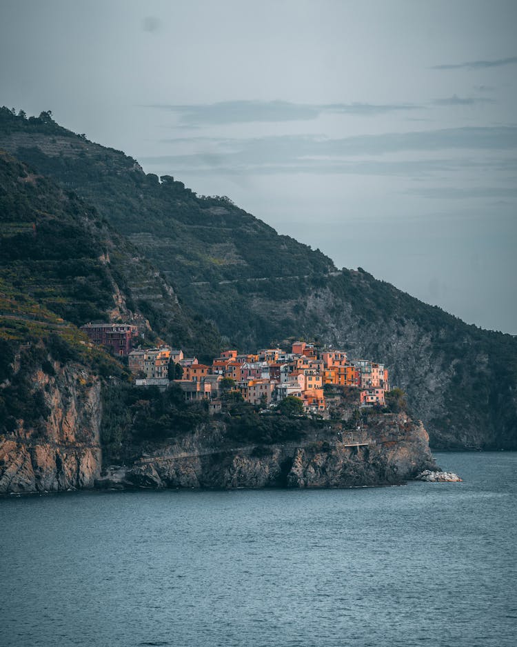 A View Of A Coastal Town