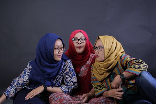 Free Three Women Sitting Stock Photo