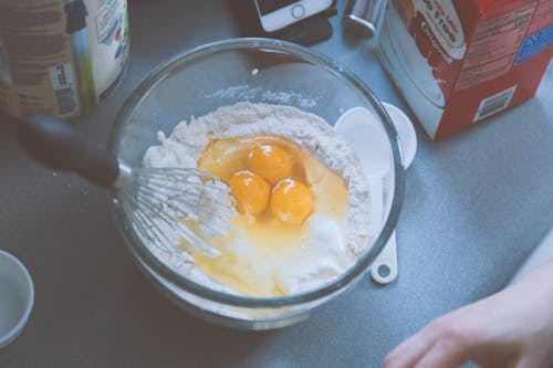 Free stock photo of eggs, mixer, pancakes Stock Photo